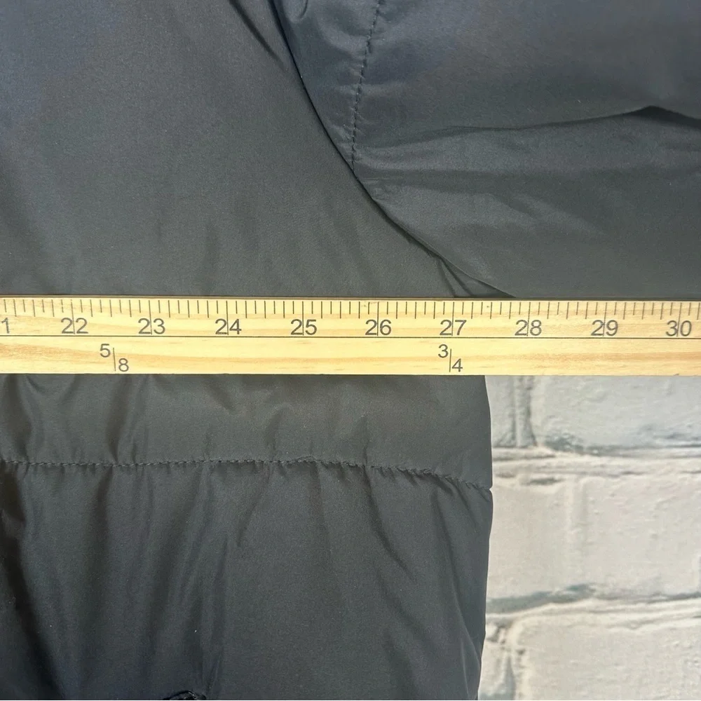 True Religion Mens Black Heavy Puffer Jacket Coat Size 3XL Full Zip Outdoor